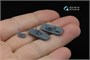 QT72014  дополнения из смолы  Комплект убирающихся зимних лыж Y@K-1 (Звезда)  (1:72) 2000002191728