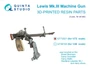 QT72021  дополнения из смолы  Авиационный пулемет Lewis Mk.III, 2 шт (для всех моделей)  (1:72) 2000002191803