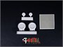 RS48022  дополнения из смолы  ОКБ Я-9 Колеса шасси для бетонных аэродромов  (1:48) 2000002051039