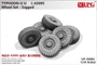 UP-35004  дополнения из смолы  Колеса UR@L-63095 Typhoon-U Wheel set - Sagged (с просадкой)  (1:35) 2000002045106