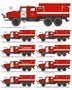 ASK72210  конверсионные наборы  Аэродромный пож. автомобиль АА-8.0-30/60(4320) Ур@л-4320  (1:72) 2000002148678
