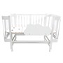 Кровать детская Indigo Italiano Baby продольный маятник на колесах 01962996975