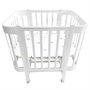 Кровать детская Indigo Italiano Baby продольный маятник на колесах 01962996975