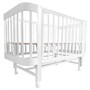 Кровать детская Indigo Italiano Baby продольный маятник на колесах 01962996975