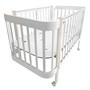 Кровать детская Indigo Italiano Baby продольный маятник на колесах 01962996975