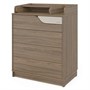 Комод Атон ESMEE ЛДСП, МДФ 800/5 с органайзером и Push-to-open 0128267035