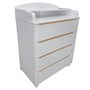 Комод Indigo Style 800/4 МДФ с широким пеленальным столиком 01806545696