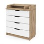 Комод Атон СИРИУС-2 WOOD ПВХ 800/4 124038518