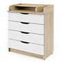 Комод Атон СИРИУС-2 WOOD ПВХ 800/4 124038518