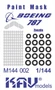 KAV M144 002  инструменты для работы с краской  Окрасочная маска на Boeing 787 Dreamliner  (1:144) 2000000173429