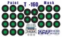 KAV M144 024  инструменты для работы с краской  Окрас. маска на Т-160  (Звезда) (1:144) 2000000194622