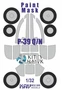 KAV M32 006  инструменты для работы с краской  Окрасочная маска на P-39 Q/N (Zimi Model)  (1:32) 2000000237626