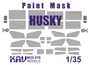 KAV M35 078  Маски окрасочные  Маска на остекление Husky TSV (Meng)  (1:35) 2000000174303