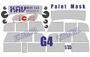KAV M35 123  Маски окрасочные  Окрасочная маска G4 (ICM)  (1:35) 2000000229263