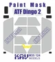 KAV M35 124  Маски окрасочные  Окрасочная маска ATF Dingo 2 (Revell)  (1:35) 2000000229270