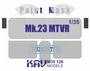 KAV M35 126  Маски окрасочные  Окрасочная маска MTVR Mk.23 (Trumpeter)  (1:35) 2000000229294