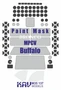 KAV M35 137  Маски окрасочные  Окрасочная маска на Buffalo MPCV (Bronco)  (1:35) 2000002056263