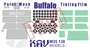 KAV M35 138  Маски окрасочные  Окрасочная маска Buffalo MPCV (Bronco) ПРОФИ  (1:35) 2000002056270