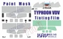 KAV M35 145  Маски окрасочные  Окрасочная маска на Тайфун ВДВ ПРОФИ  (1:35) 2000002116899