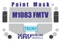 KAV M35 164  инструменты для работы с краской  Окрасочная маска на M1083 FMTV (Trumpeter)  (1:35) 2000002200123