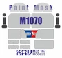 KAV M35 167  инструменты для работы с краской  Окрасочная маска на M1070 HET (Hobby Boss)  (1:35) 2000002200147