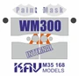 KAV M35 168  инструменты для работы с краской  Окрасочная маска Dodge Power Wagon WM300 (AK)  (1:35) 2000002203704
