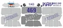 KAV M43 040  маски окрасочные  Окрасочная маска на У@З-469 (Звезда)  (1:43) 2000002186335