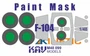 KAV M48 099  инструменты для работы с краской  Окрасочная маска на F-104 (Kinetic)  (1:48) 2000002200307