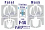 KAV M48 110  инструменты для работы с краской  Окрасочная маска F-14 Profi (GWH)  (1:48) 2000002220190