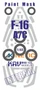 KAV M48 131  инструменты для работы с краской  Окрасочная маска F-16 A/C Profi (Kinetic)  (1:48) 2000002220671