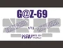 KAV M72 031  инструменты для работы с краской  Маска на остекление Г@З-69 (Грань)  (1:72) 2000000175232