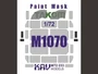 KAV M72 033  инструменты для работы с краской  Окрасочная маска на остекление М1070 (Takom)  (1:72) 2000000175249