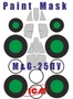 KAV M72 062  инструменты для работы с краской  Окрасочная маска на остекление M&G-25ПУ (ICM)  (1:72) 2000000222349