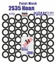 KAV M72 063  инструменты для работы с краской  Маска на бандажи 2S35 Коала-СВ (Звезда)  (1:72) 2000000222356