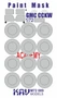 KAV M72 089  инструменты для работы с краской  Окрасочная маска на GMC CCKW (Academy)  (1:72) 2000002157007