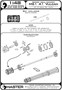 AM-48-037  металлические стволы  Стволы к ротативной пушке M61 A1 Vulcan  (1:48) 2000000224527