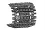 02049  траки наборные  E-100 Track-Links [Workable] for German E-100  (1:35) 9580208020495