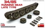 35227  траки наборные  Tанк-34/85 RUNNING GEAR LATE TYPE  (1:35) 4820183310736