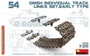 37046  траки наборные  Танк-54 OMSH INDIVIDUAL TRACK LINKS SET. EARLY TYPE  (1:35) 4820183311184