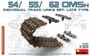 37048  траки наборные  Танк-54/55/62 OMSh INDIVIDUAL TRACK LINKS SET. LATE TYPE  (1:35) 4820183311191