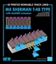 RM-3031  траки наборные  M4 SHERMAN T-48 type workable tracks w/ duckbill extension (3D) (1:35) 2000002185802