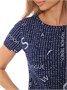Футболка женская ФЖ-44 сине-белый ФЖ-44/Сине-белый