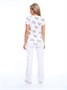 Футболка женская ФЖ-141 бело-черный ФЖ-141/Бело-черный