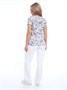 Футболка женская ФЖ-145 бело-серо-черный ФЖ-145/Бело-серо-черный