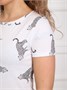 Футболка женская ФЖ-210 бело-черный ФЖ-210/Бело-черный
