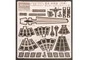 72711  фототравление  Heavy Cruiser Myoko Class Detail Up Parts B (Haguro)  (1:700) 2000000254364