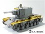 E35-301  фототравление  Russian Heavy Tank KV-2 - Basic Set (for Trump Kit)  (1:35) 2000002181224