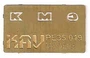 KAV PE35 019  фототравление  Буквы на решетку радиатора Для модели ICM 35001  (1:35) 2000000190440