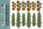 LM-35101  фототравление  Подсолнухи Sunflower Colored Photo-etched Parts  (1:35) 2000002180920