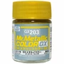 GX203  краска 18мл  Metal Yellow 4973028033342